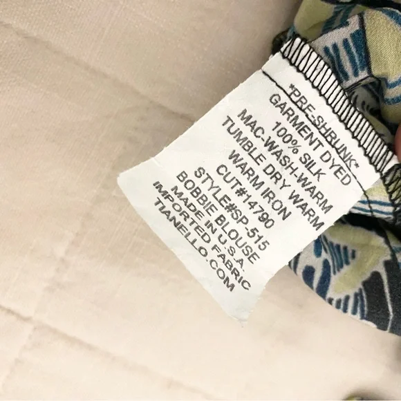 Tianello Green Geometric Button Down Shirt - Picture 7 of 7